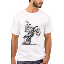 Edgy Biker Bunny Motocross Dirt Bike Easter