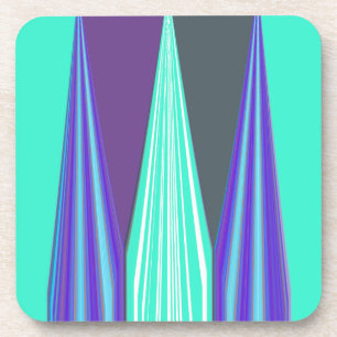 Edgy Blue art Coaster