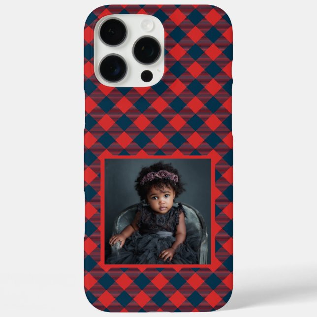 Edgy Christmas Gifts For Her Plaid Pattern  Case-Mate iPhone Case (Back)