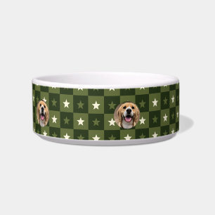 Edgy Dog Mum Dog Dad Customised Puppy Bowl