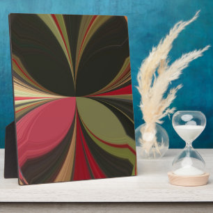 Edgy Earth Kaleidoscope Art Print Plaque