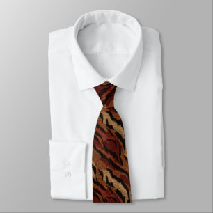 Edgy Fathers Day Safari Stripe Tie