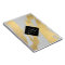 Edgy Faux Gold Brushstrokes on Grey