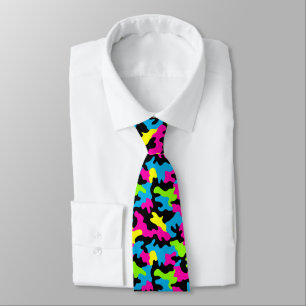 Edgy Gift Ideas Camo Print Tie