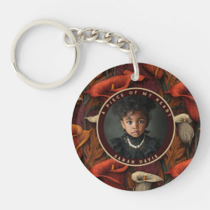 Edgy Gifts For Grandma Custom Calla Lilies Key Ring