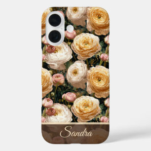 Edgy Girls Gift Ranunculus Name iPhone 16 Case