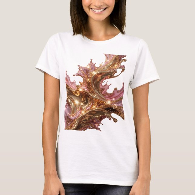 Edgy Gold GOLDEN CROWN Custom Tee (Front)
