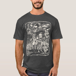 Edgy Gothic Cartoon Horror Dark Art Grunge family T-Shirt