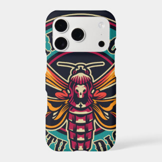 Edgy Gothic Death Moth Abstract Graphic Phone Case