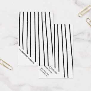 Edgy Lines Earring Necklace Jewellery Display Card