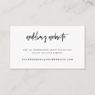 Edgy Minimal Website Details Enclosure Card
