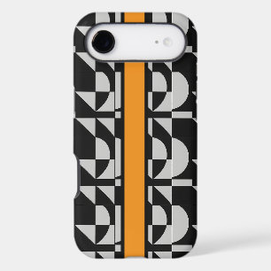 Edgy Modular Noir Echo Carrot Orange Accent Design