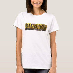 Edgy Orange CALIFORNIA Print T-Shirt