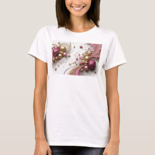 Edgy Red CHRISTMAS JOY Wearable Art T-Shirt