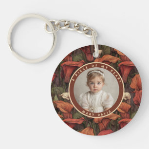 Edgy Secret Santa Gifts Custom  Calla Lilies Key Ring