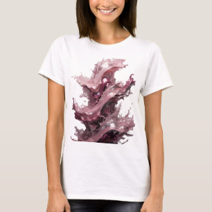 Edgy Silver ABSTRACT ART Custom Tee