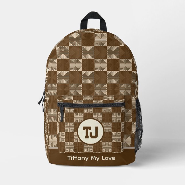 Edgy Sport Basketball Personalised Backpack (Front)