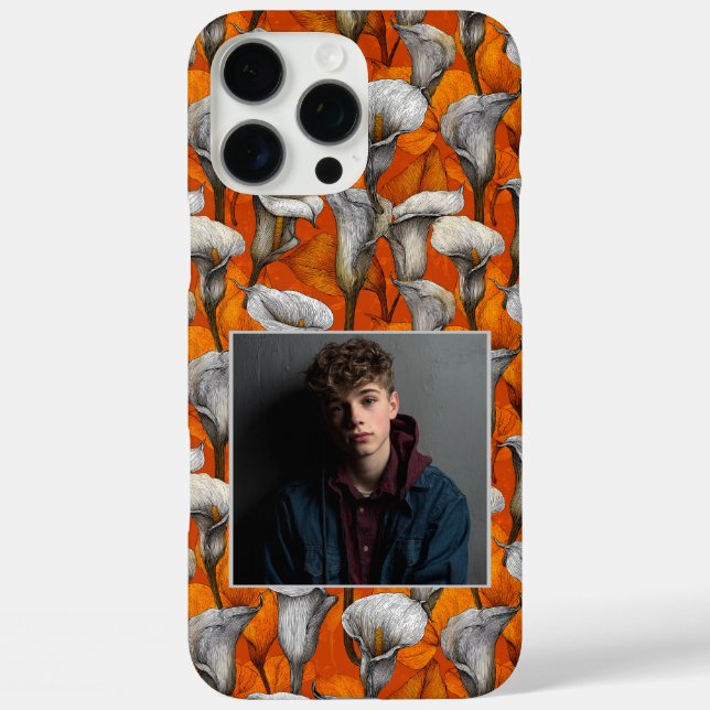 Edgy Valentine'S Day Gift Calle Lilies Custom  Case-Mate iPhone Case (Back)