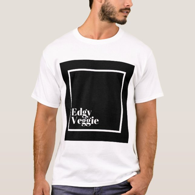 Edgy Veggie Men's T-shirt (Front)