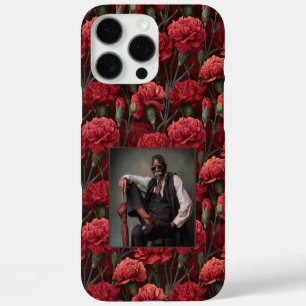 Edgy Wedding Gift Carnation Floral Custom  iPhone 16 Pro Max Case