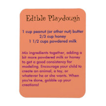 Edible Playdough Magnet