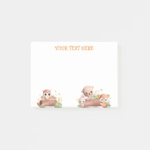 Edible Post It Notes Cute Animals Happy Face