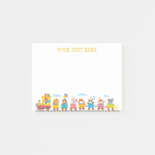 Edible Post It Notes Cute Train Animals Happy Face