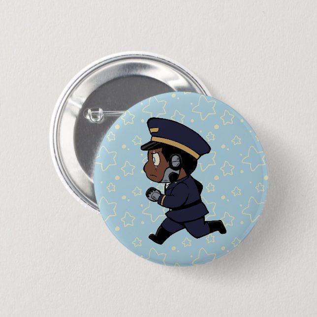 Edin Running - Second Contact Button (Front & Back)