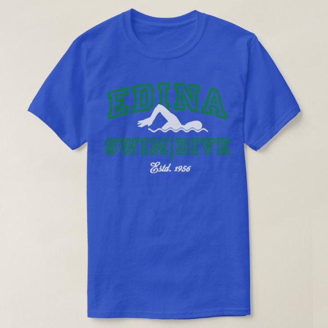 Edina Swim Dive Team7 T-Shirt (Design Front)