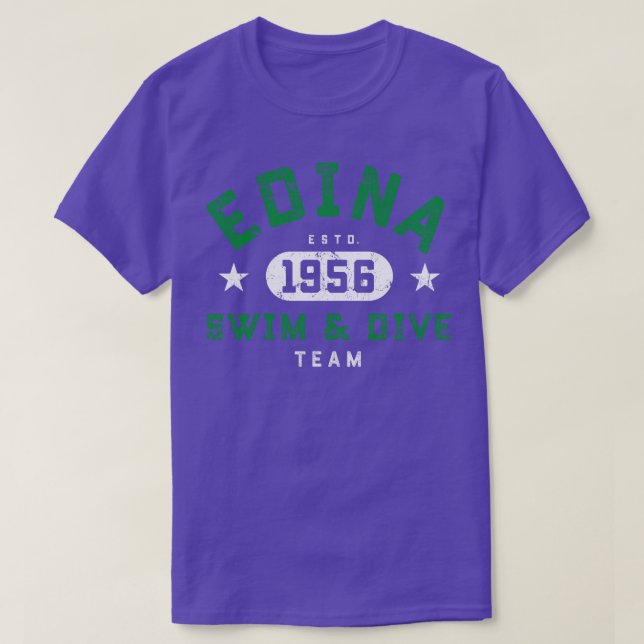Edina Swim Dive Team 1 T-Shirt (Design Front)
