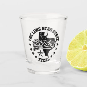 Edinburg,Texas Shot Glass