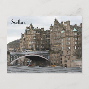 edinburgh bridge scotland postcard