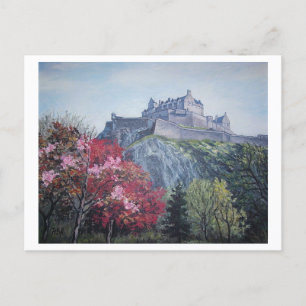 Edinburgh Castle. Edinburgh, Scotland Holiday Post Postcard