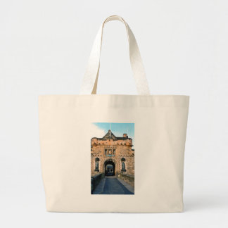 Edinburgh Castle entrance Large Tote Bag