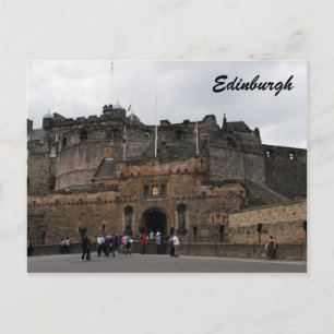 edinburgh castle entrance postcard