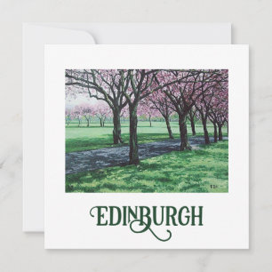Edinburgh Castle fine art card by Pola.B.Alex