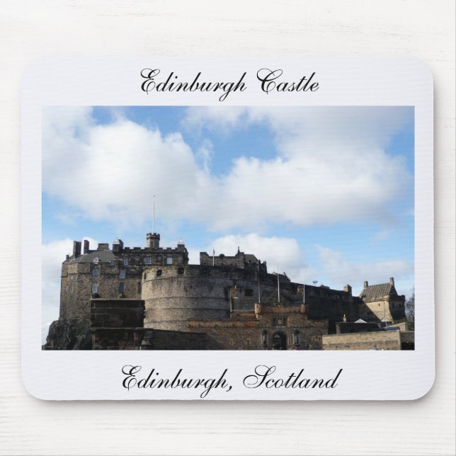 Edinburgh Castle in Scotland Mouse Pad (Front)