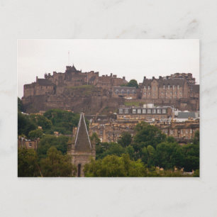 Edinburgh Castle in the Distance Postcard
