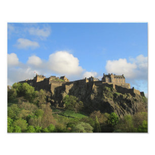 Edinburgh Castle Photograph Scotland Trip Souvenir