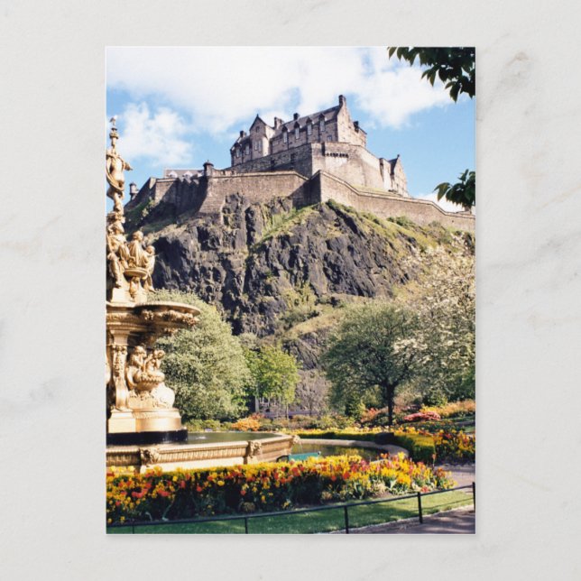 Edinburgh Castle Postcard (Front)