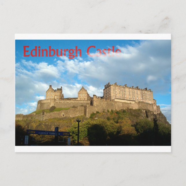 Edinburgh Castle Postcard (Front)