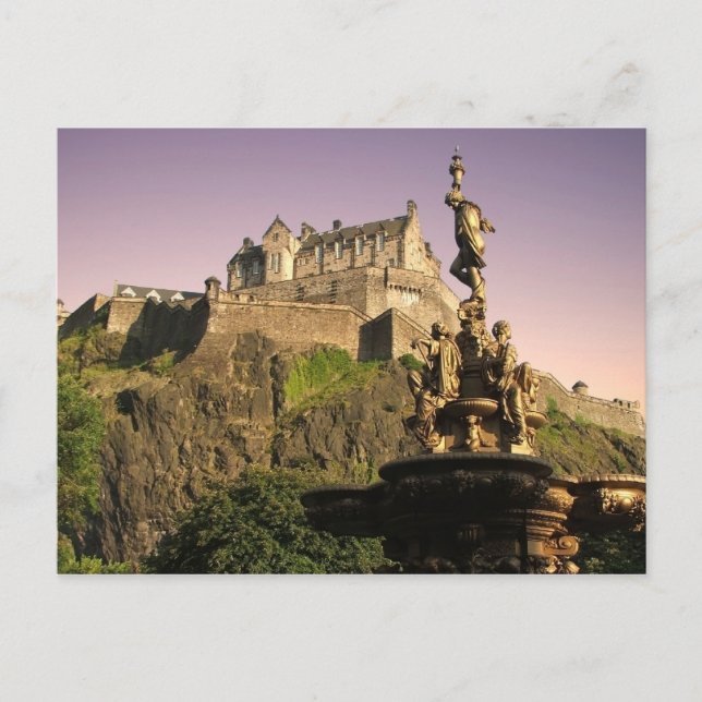 Edinburgh Castle Postcard (Front)