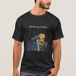 Edinburgh Castle Scotland Fairytail Royal Retro Tr T-Shirt