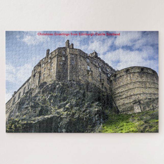 Edinburgh Castle Scotland Jigsaw Puzzle (Horizontal)