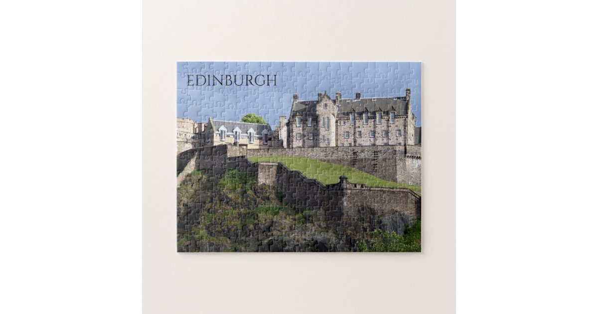 edinburgh castle scotland jigsaw puzzle Zazzle