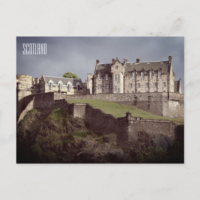 edinburgh castle scotland postcard (Front)