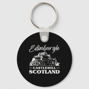 Edinburgh Castle Scotland Scottish Europe Vacation Key Ring