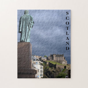 edinburgh castle statue jigsaw puzzle