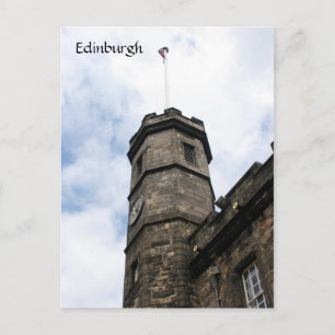 edinburgh castle tower postcard