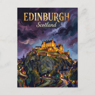 Edinburgh Castle United Kingdom Postcard